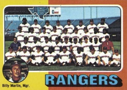 1975 Topps Mini Rangers Team #511 Baseball Card