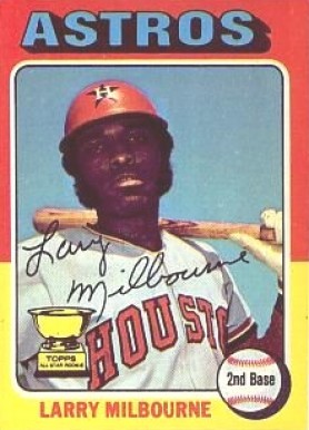1975 Topps Mini Larry Milbourne #512 Baseball Card