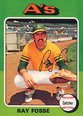 1975 Topps Mini Ray Fosse #486 Baseball Card