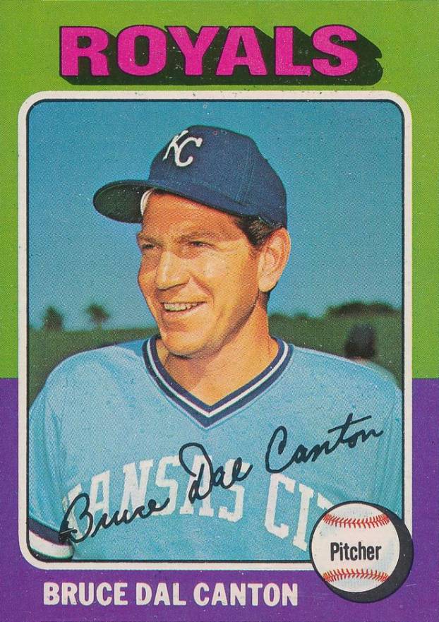 1975 Topps Mini Bruce Dal Canton #472 Baseball Card