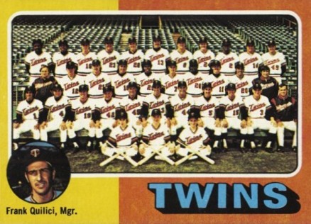 1975 Topps Mini Twins Team #443 Baseball Card