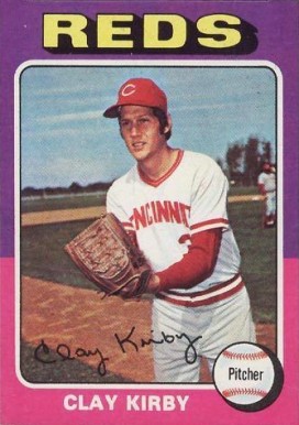 1975 Topps Mini Clay Kirby #423 Baseball Card