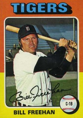 1975 Topps Mini Bill Freehan #397 Baseball Card