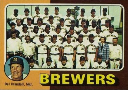 1975 Topps Mini Brewers Team #384 Baseball Card