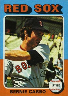 1975 Topps Mini Bernie Carbo #379 Baseball Card
