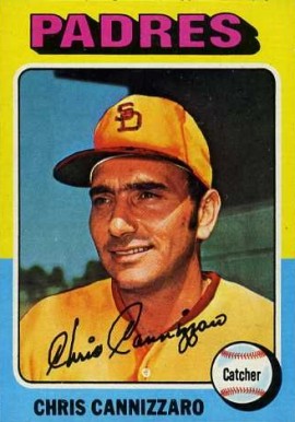 1975 Topps Mini Chris Cannizzaro #355 Baseball Card