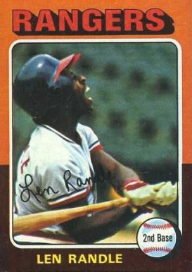 1975 Topps Mini Len Randle #259 Baseball Card