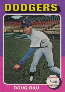 1975 Topps Mini Doug Rau #269 Baseball Card