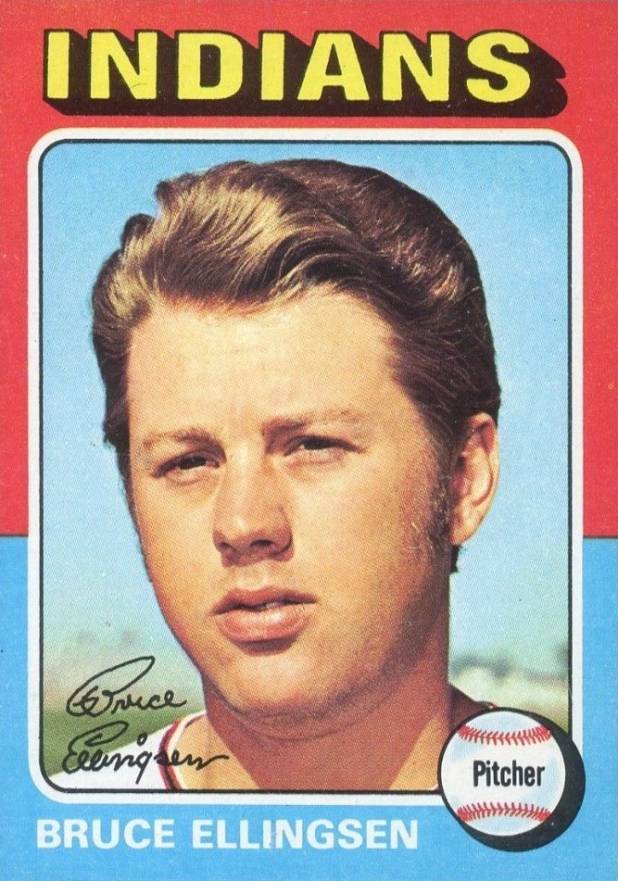 1975 Topps Mini Bruce Ellingsen #288 Baseball Card