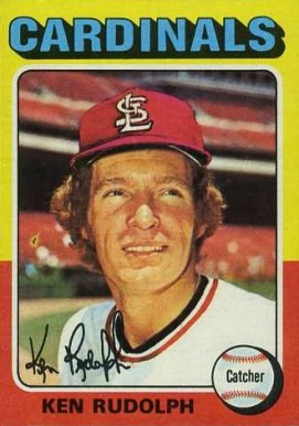 1975 Topps Mini Ken Rudolph #289 Baseball Card