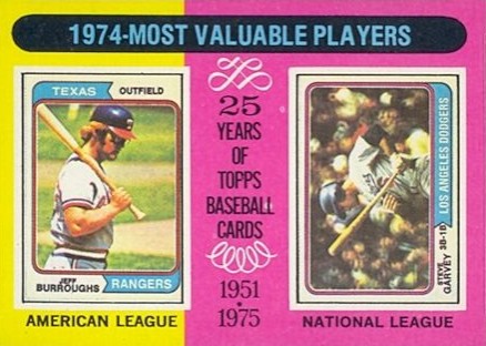 1975 Topps Mini 1974 MVP's #212 Baseball Card