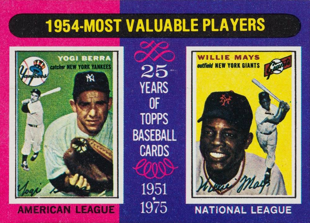 1975 Topps Mini 1954 MVP's #192 Baseball Card