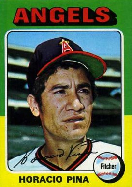 1975 Topps Mini Horacio Pina #139 Baseball Card
