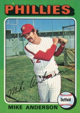 1975 Topps Mini Mike Anderson #118 Baseball Card