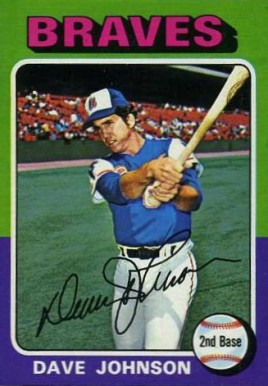 1975 Topps Mini Dave Johnson #57 Baseball Card