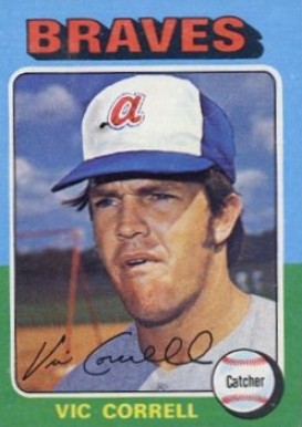 1975 Topps Mini Vic Correll #177 Baseball Card