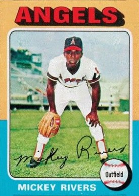 1975 Topps Mini Mickey Rivers #164 Baseball Card