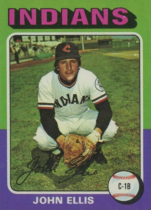 1975 Topps Mini John Ellis #605 Baseball Card