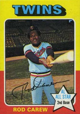 1975 Topps Mini Rod Carew #600 Baseball Card