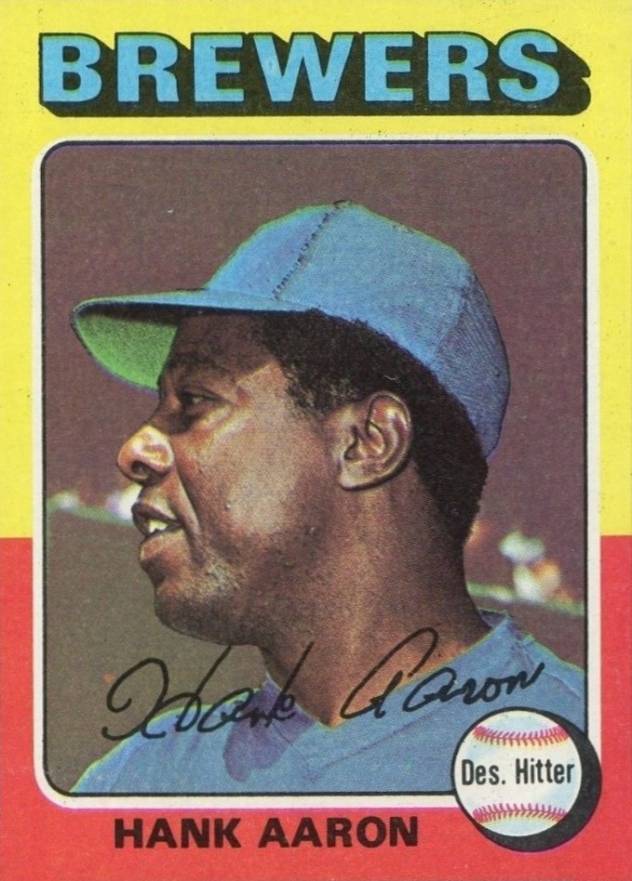 1975 Topps Mini Hank Aaron #660 Baseball Card