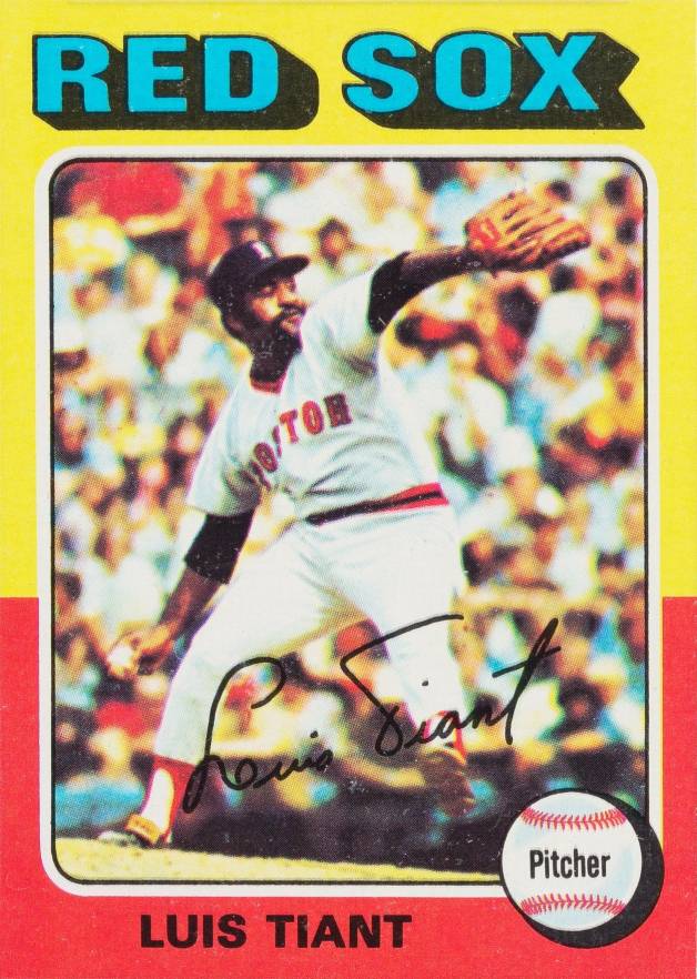 1975 Topps Mini Luis Tiant #430 Baseball Card