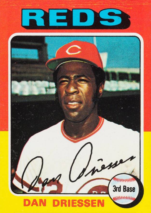 1975 Topps Mini Dan Driessen #133 Baseball Card