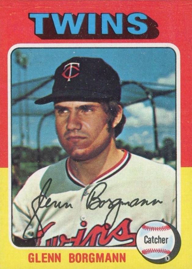 1975 Topps Mini Glenn Borgmann #127 Baseball Card