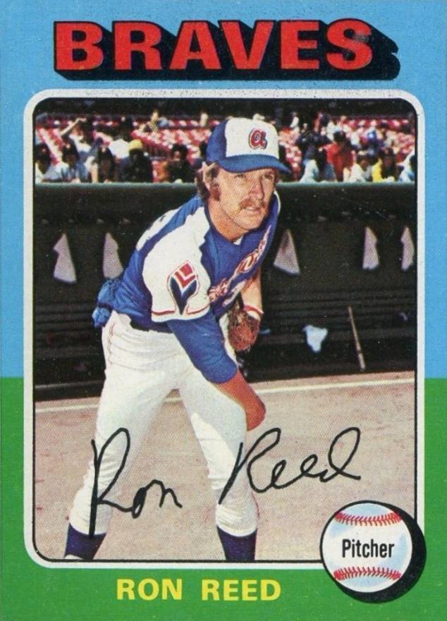 1975 Topps Mini Ron Reed #81 Baseball Card