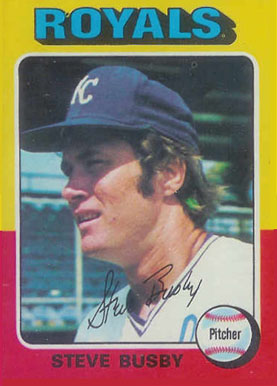 1975 Topps Steve Busby #120 Baseball Card