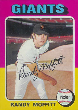 1975 Topps Randy Moffitt #132 Baseball Card
