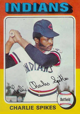 1975 Topps Charlie Spikes #135 Baseball Card
