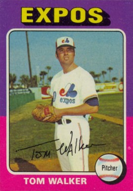 1975 Topps Tom Walker #627 Baseball Card