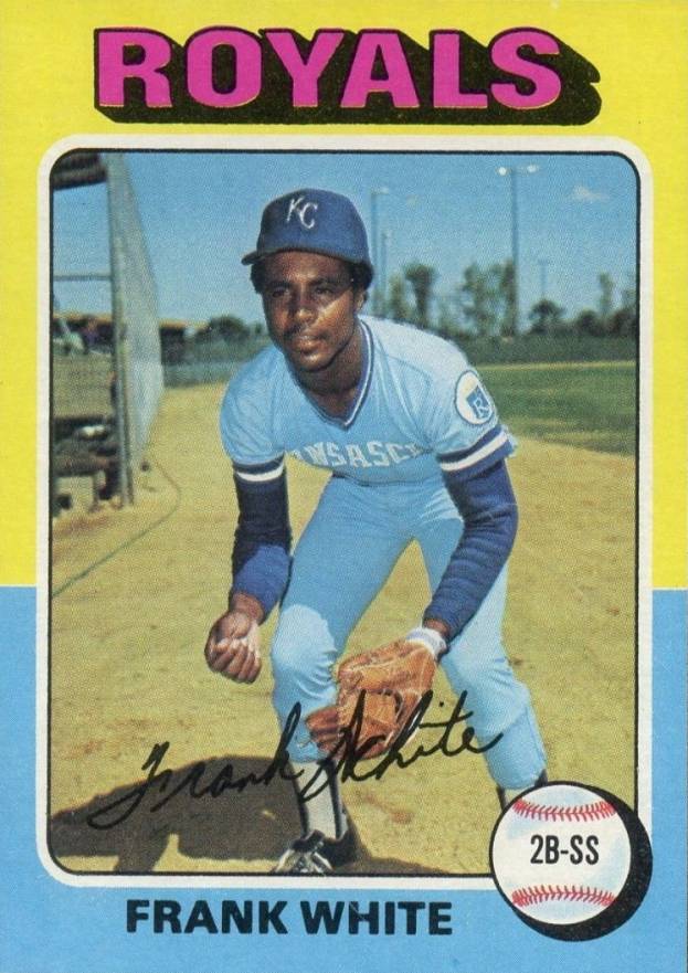 1975 Topps Frank White #569 Baseball Card