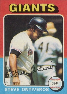 1975 Topps Steve Ontiveros #483 Baseball Card