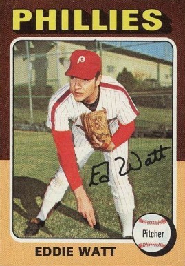 1975 Topps Eddie Watt #374 Baseball Card