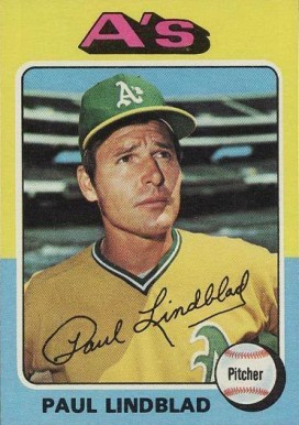 1975 Topps Paul Lindblad #278 Baseball Card