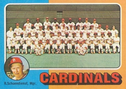 1975 Topps St. Louis Cardinals Team #246 Baseball Card