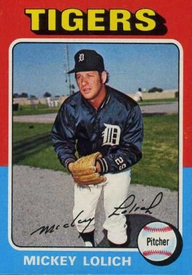 1975 Topps Mickey Lolich #245 Baseball Card
