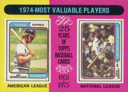 1975 Topps 1974 MVP's #212 Baseball Card