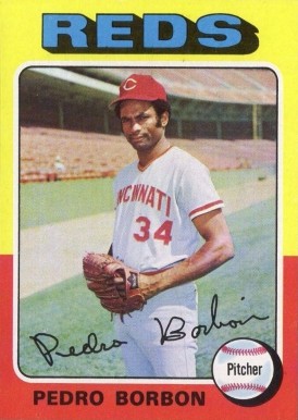 1975 Topps Pedro Borbon #157 Baseball Card