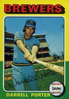 1975 Topps Darrell Porter #52 Baseball Card