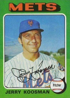 1975 Topps Jerry Koosman #19 Baseball Card