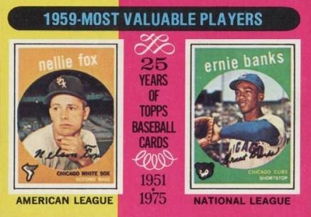 1975 Topps 1959 MVP's #197 Baseball Card