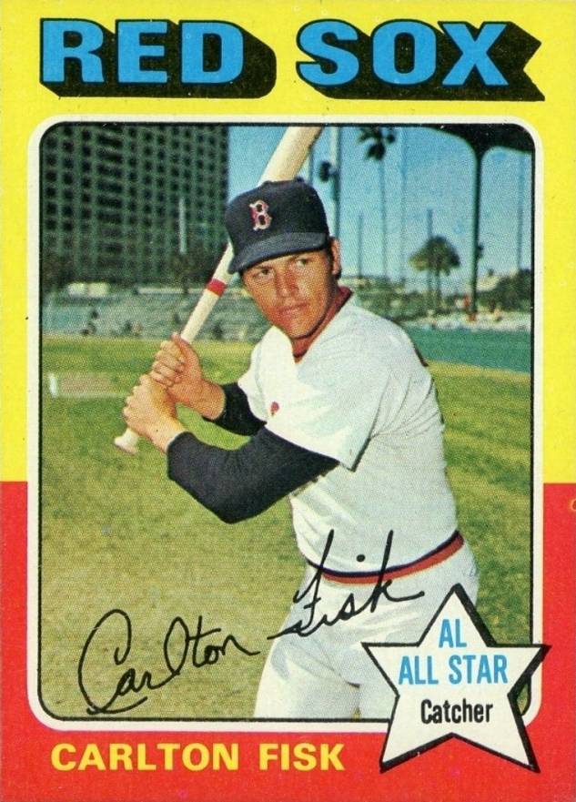 1975 Topps Carlton Fisk #80 Baseball Card