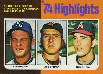 1975 Topps No Hitters #7 Baseball Card