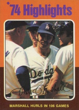 1975 Topps Mike G. Marshall #6 Baseball Card