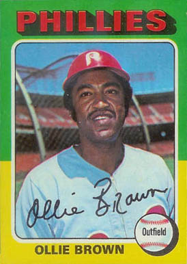 1975 Topps Ollie Brown #596 Baseball Card