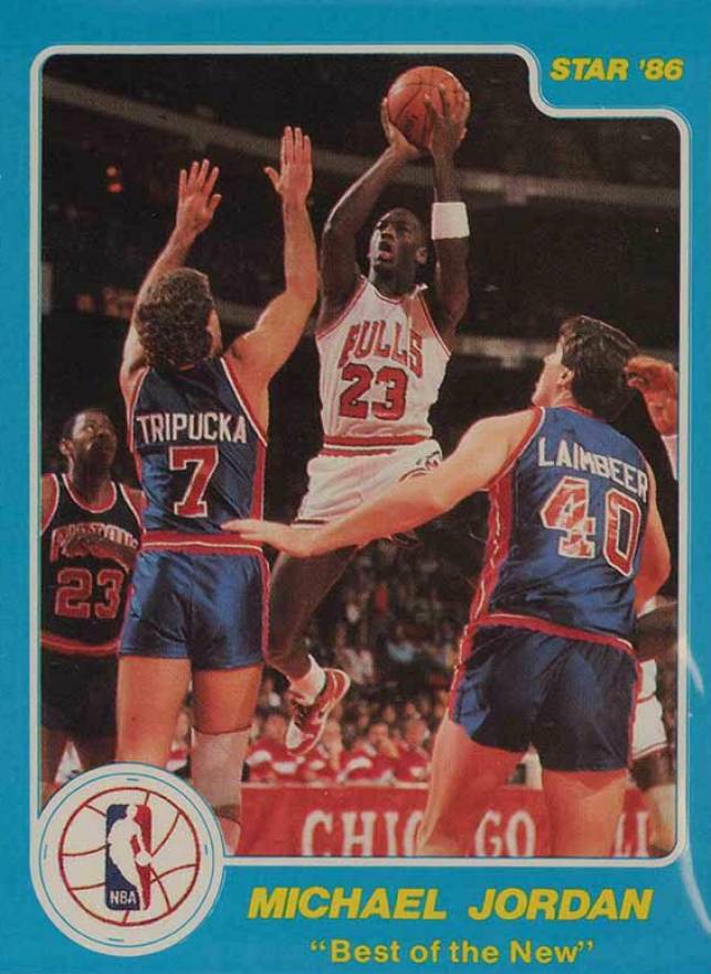 1986 Star Best of the New/Old Michael Jordan #2 Basketball Card