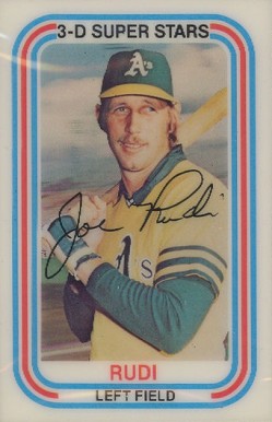 1976 Kellogg's Joe Rudi #7 Baseball Card