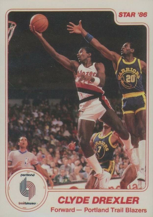 1985 Star Clyde Drexler #106 Basketball Card